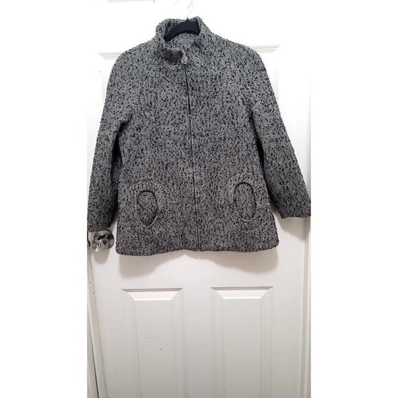 Betsey Johnson Womens Jacket With Rose Zipper Pull - Size XS/TP - Picture 2 of 12